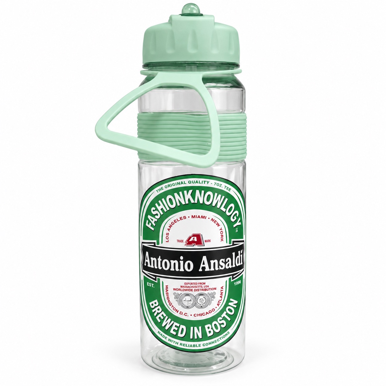 Brewed in Boston Water Bottle