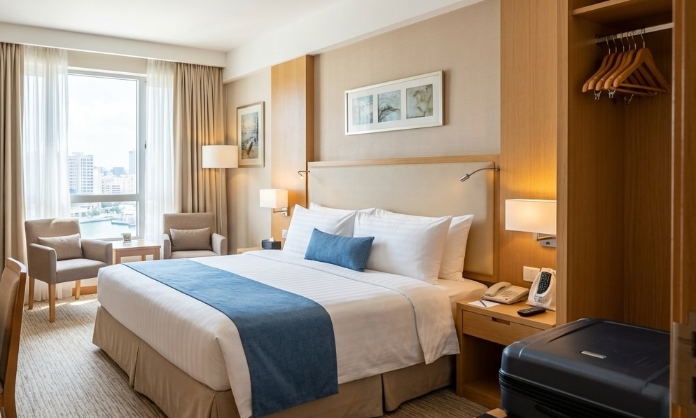 Clean and safe hotel room